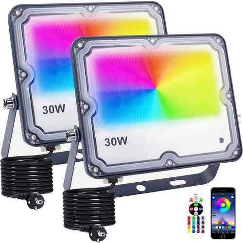 Faretto led rgb - rgb, 30w