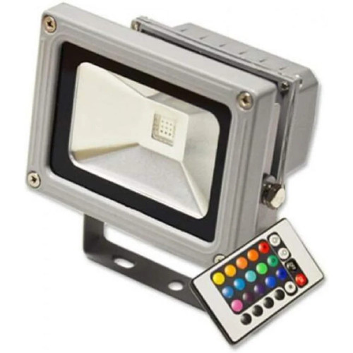 Faro faretto rgb led - rgb, 10w
