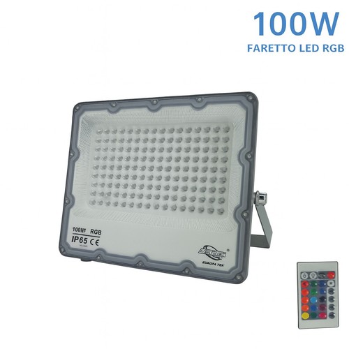 Faretto led rgb 100w ip65 - rgb,