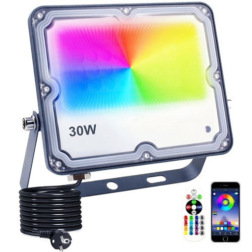 Faretto led rgb esterno - faretto, 30w