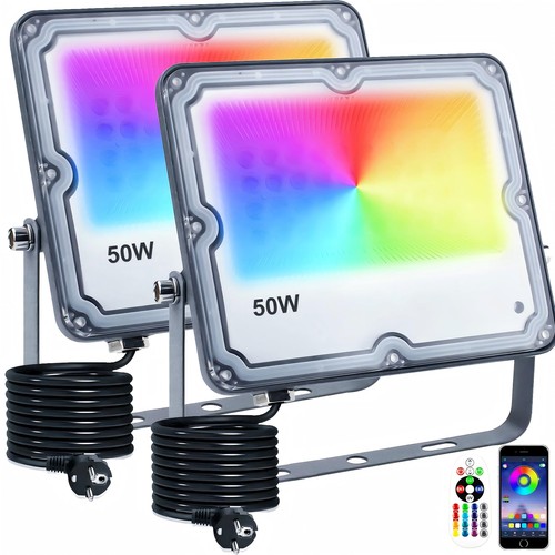 Faretto led rgb esterno 50w - rgb, 50w,