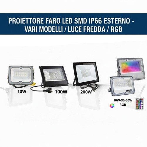 Faro led per esterno - faro, 30w