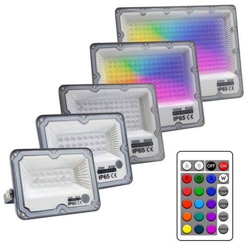 Faro led esterno rgb - led,