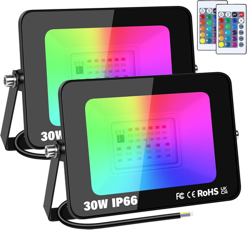 30w rgb faretto - 2x, esterno