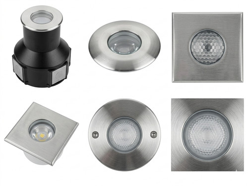 Faretto segnapasso led incasso