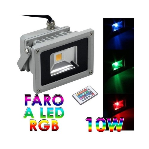 Faro faretto rgb led - faretto,